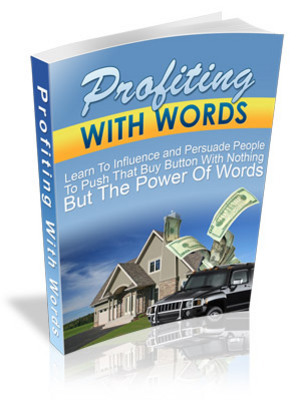 Product picture Profiting With Words WIth MRR