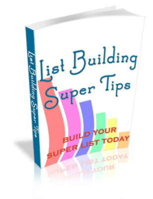 Product picture List Building Super Tips With MRR